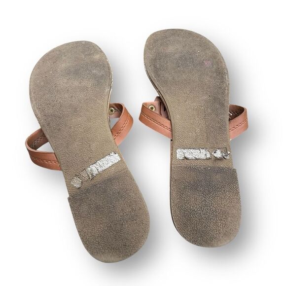 Dolce Vita Women’s Gotie Sandals Size 7 Comfort Leather Distressed boho Flip - Picture 10 of 12